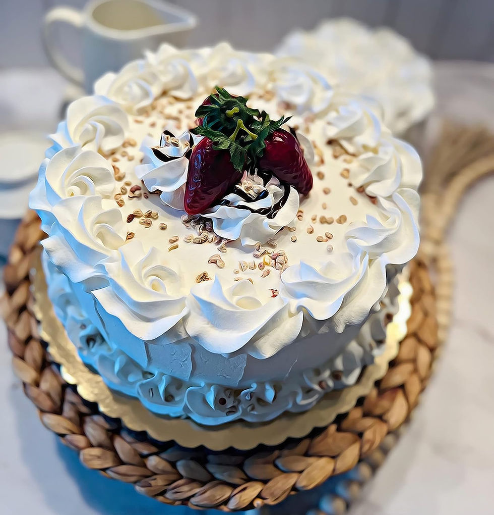 Thumbnail: Dezicakes Fake Cake Vanilla Strawberry Cake