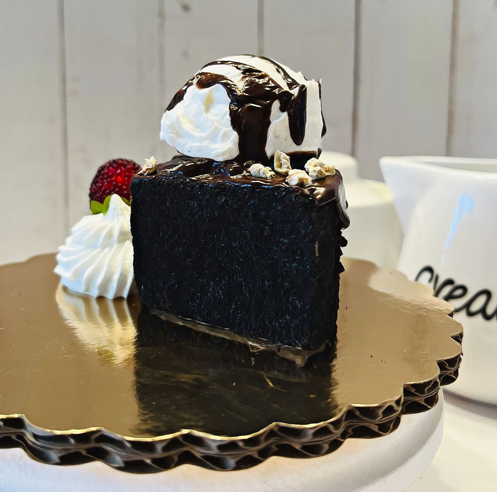 Thumbnail: Brownie w/ Ice Cream Fake Cake Slice (4"x3")