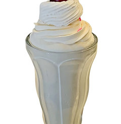 Vanilla CraziShake Parfait Fake Milkshake 10"x4"