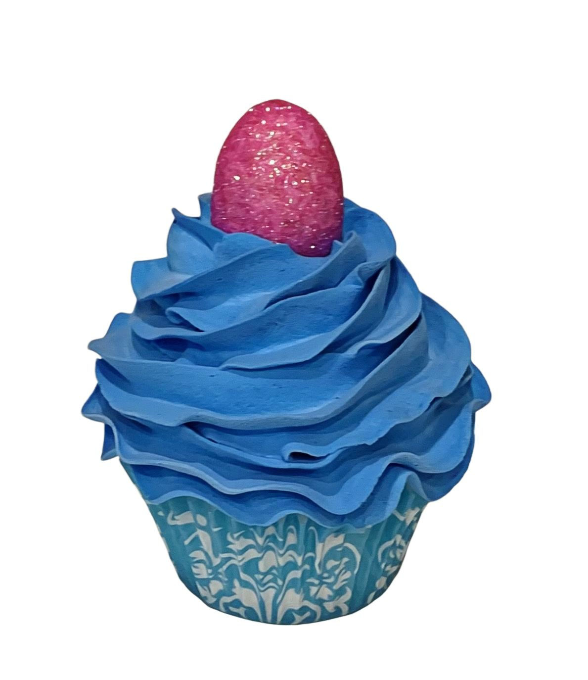 Blue Easter Fake Cupcake (Egg Color May Vary)