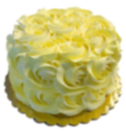 Dezicakes  Fake Cake Yellow Rosette Cake