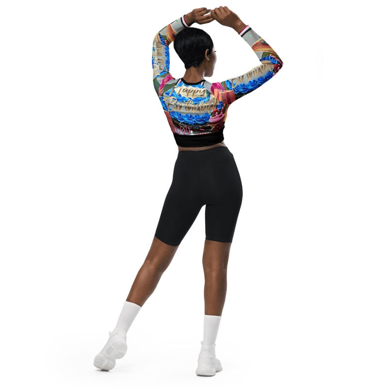 Thumbnail: Dezicakes Cake Cupcakes Long Sleeve Crop Top