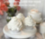 Thumbnail: White Rose w/Pearls Fake Cupcake