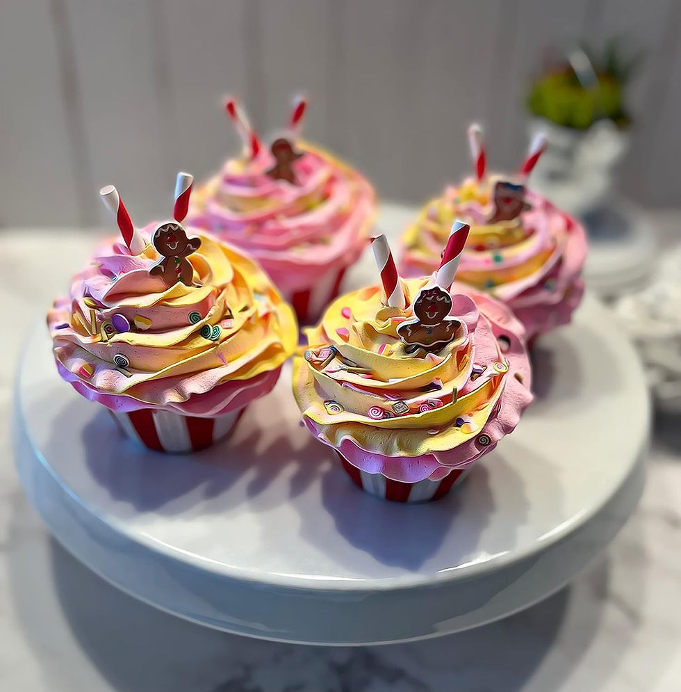 Thumbnail: Pink Candy Land Fake Cupcake (Character may vary)