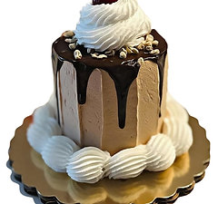 Mini Chocolate Cherry Fake Cake (4"x5")