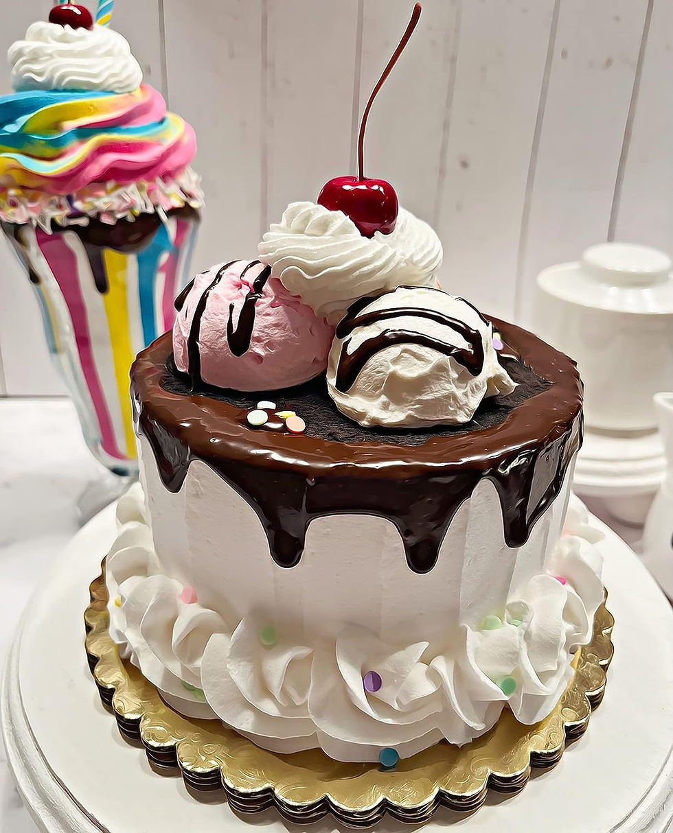 Thumbnail: Dezicakes Fake Cake Ice Cream Sundae Cake