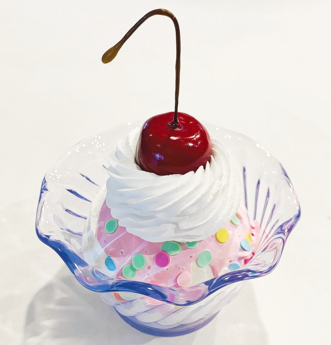 Birthday Cake Fake Ice Cream Sundae 3.5"x4.5"