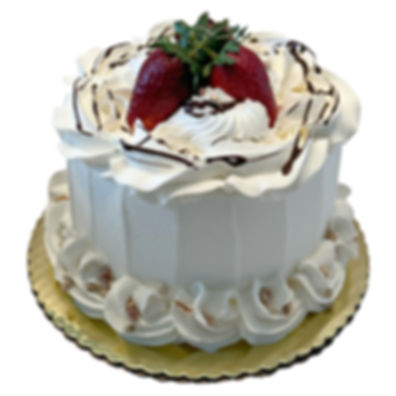 Dezicakes  Fake Cake Vanilla Cake with Strawberries