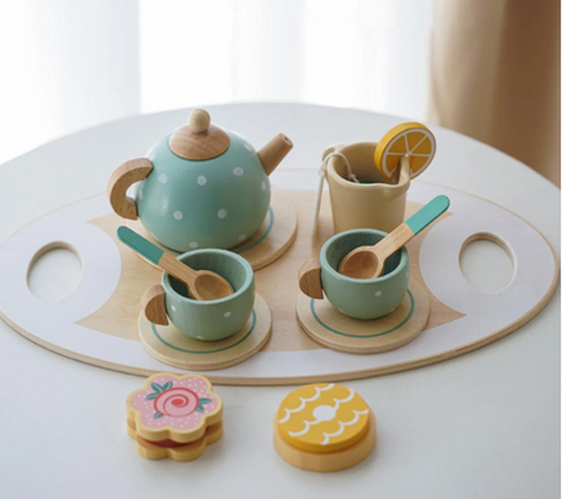 Thumbnail: Dezicakes Wood Tea Set