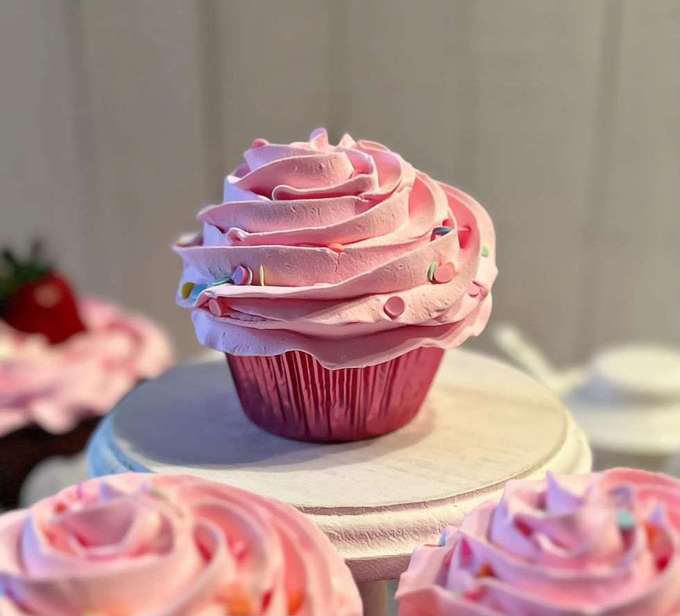 Thumbnail: Pink Confetti Fake Cupcake
