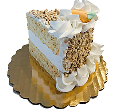 Carrot Cake Fake Cake Slice (4"x4")