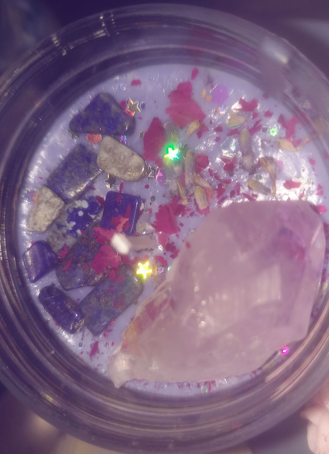 Crystal Healing Blessing Candles