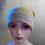 Miniature : Bonnet jaune et écru motif jacquard