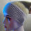 Miniature : Bonnet jaune et écru motif jacquard