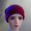 Miniature : Bonnet rouge et rose Motif Jacquard