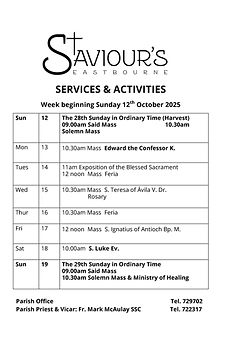 Weekly Masses 12th October 2025.jpg