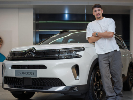 Joaquín Piquerez y Citroën Uruguay: un acuerdo que combina estilo, rendimiento y selección