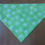 Thumbnail: Green Floral Over the Collar Bandana
