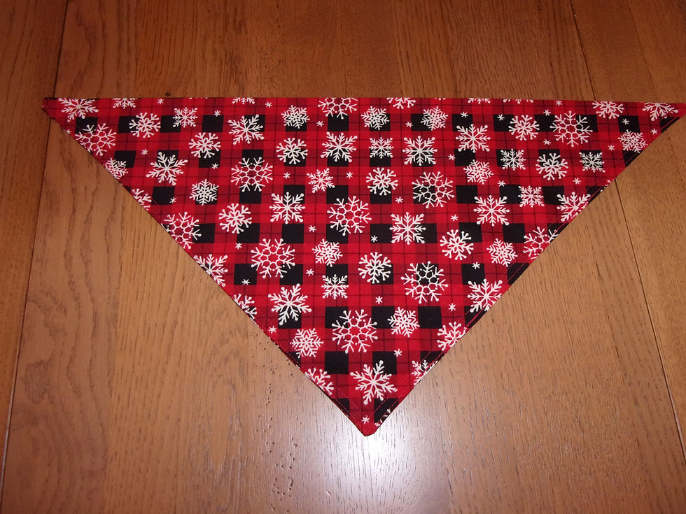 Thumbnail: Snowflake Tied Bandanas