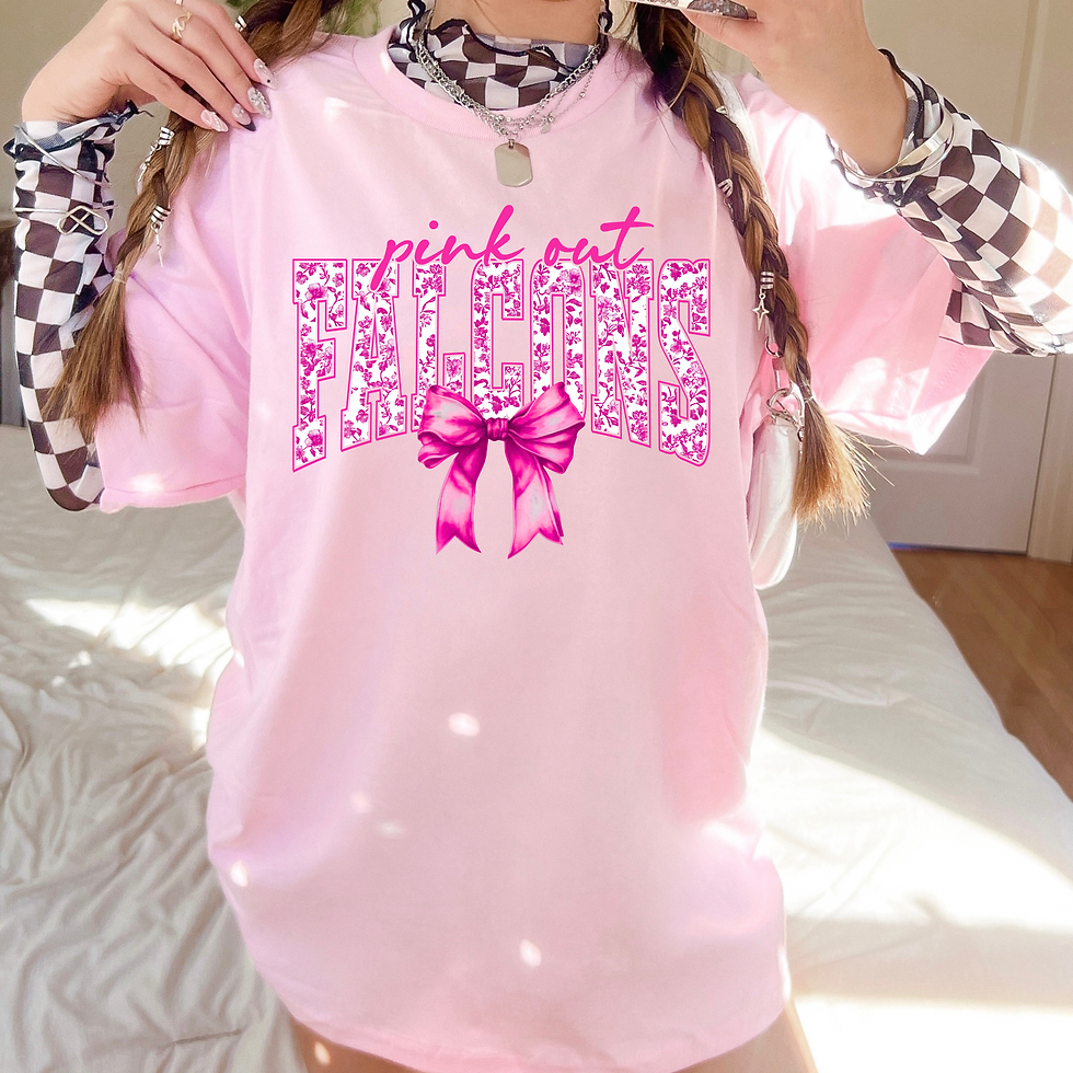 PINK OUT FALCONS FLORAL
