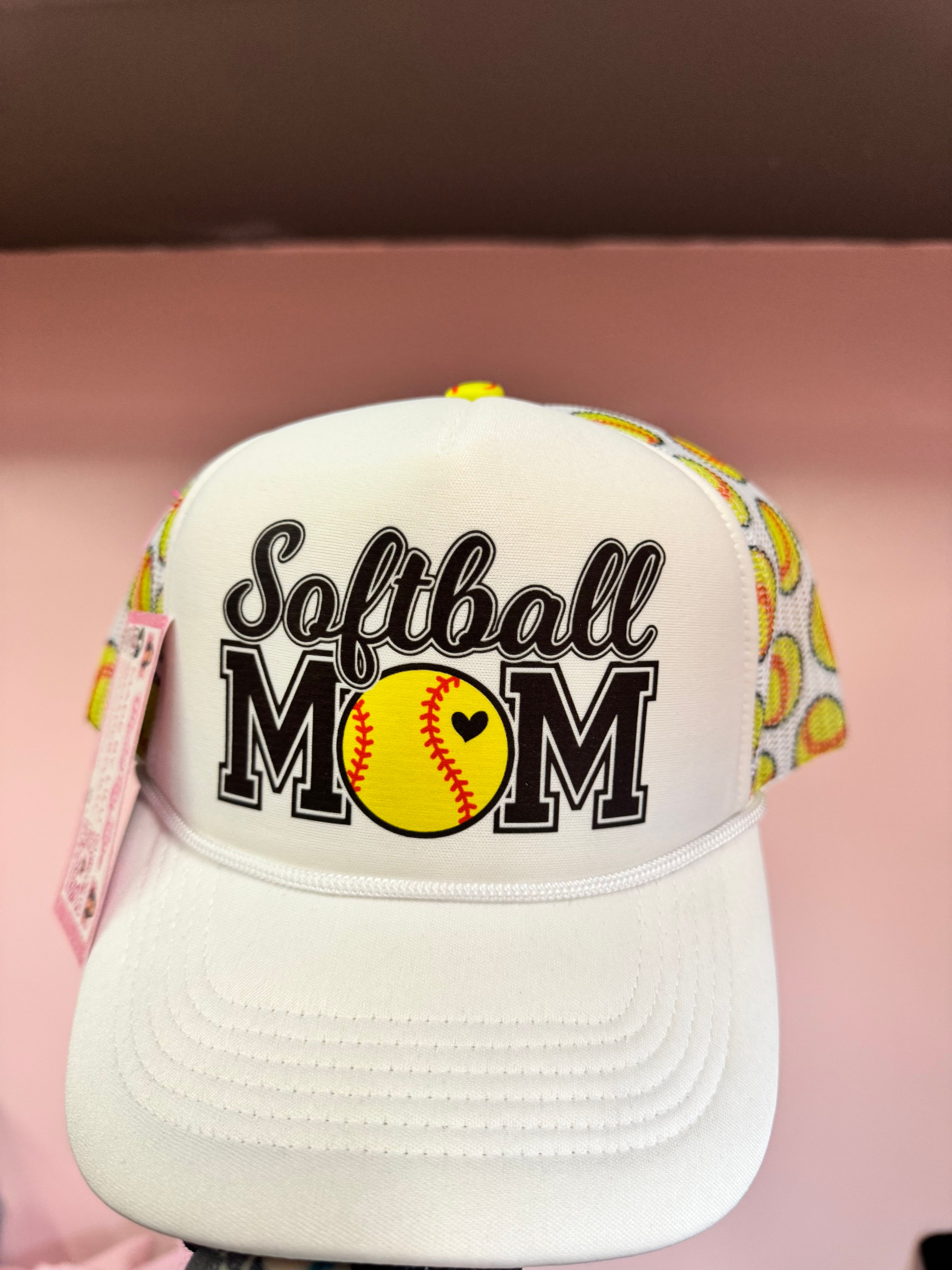 FOAM TRUCKER HAT SOFTBALL MOM