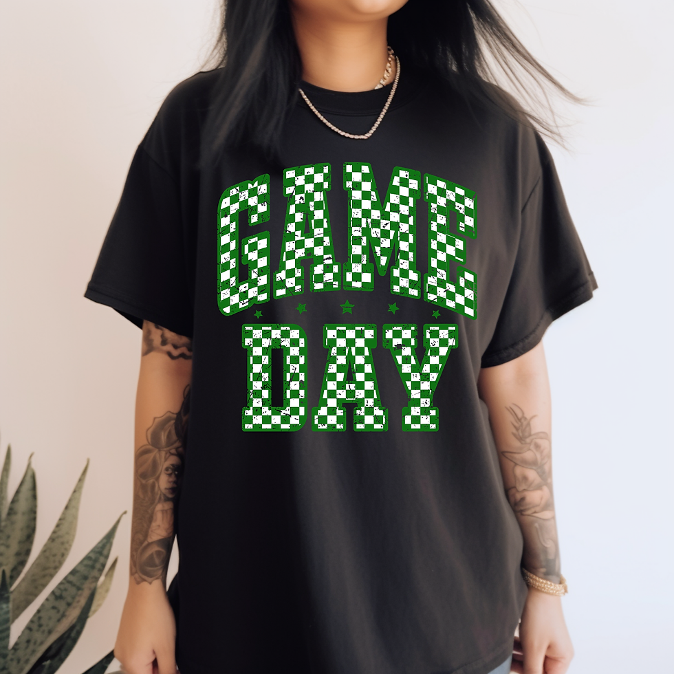 GAME DAY GREEN WHITE