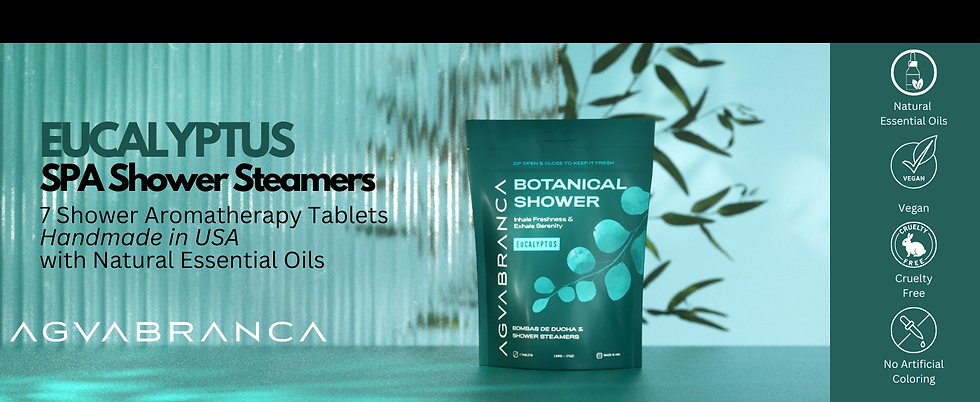 7 shower aromatherapy tablets handmade in usa