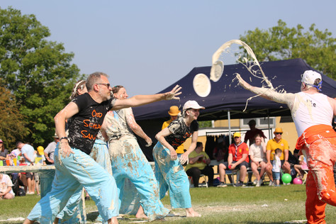 Old School Samba at the World Custard Pie Championships