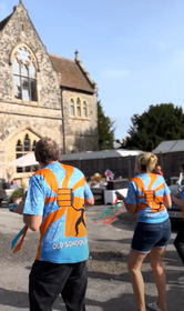 Old School Samba performing at the World's biggest Coffee morning