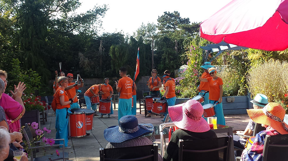 Old School Samba at the Hillbeck Residential Care Home