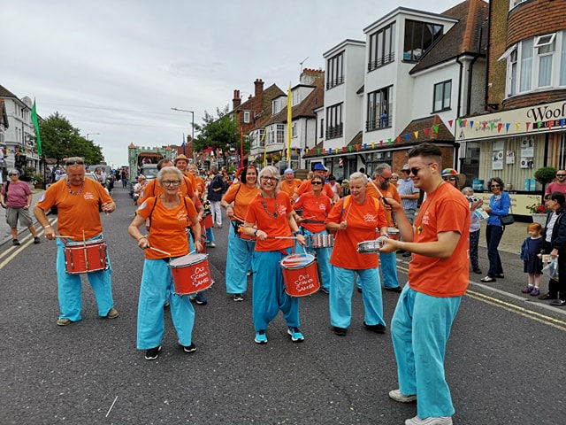 Old School Samba at Whitstable Carnival