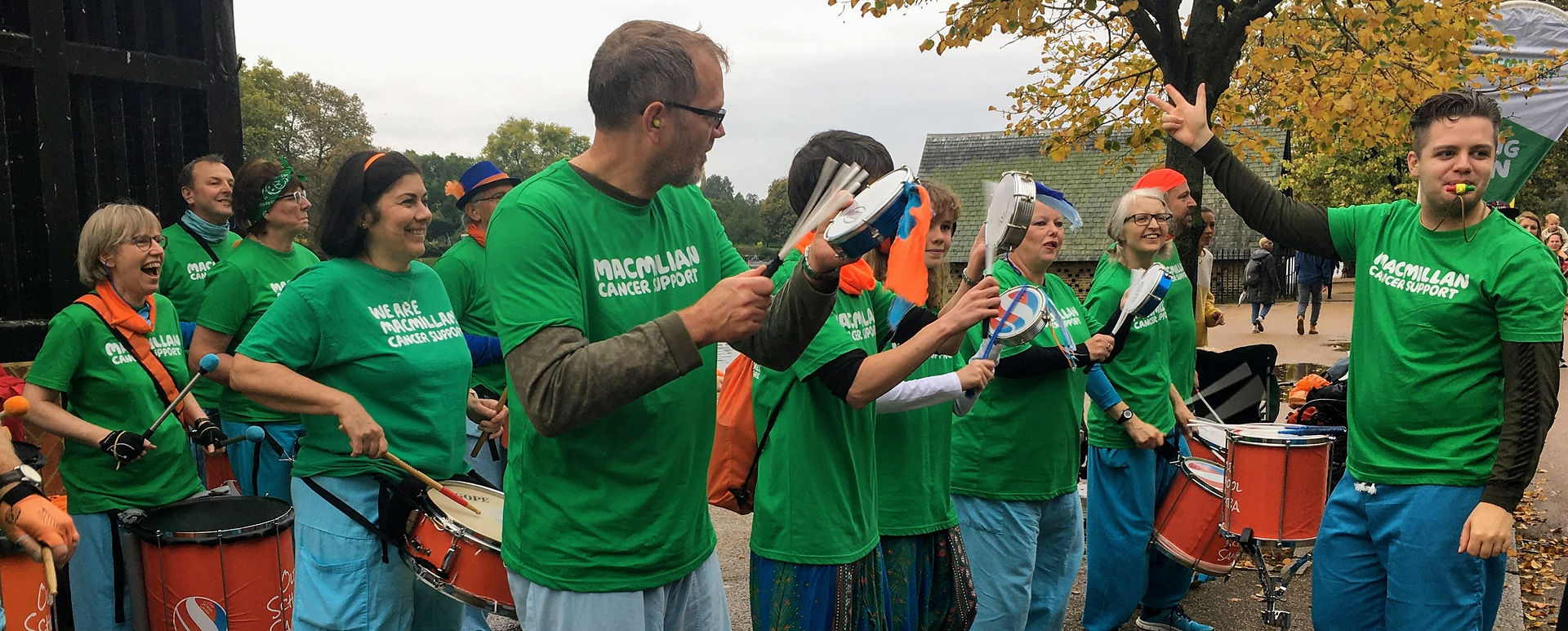 Old School Samba at the Royal Parks Half marathon