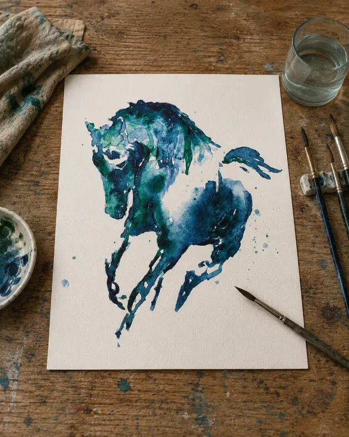 Miniatyrbilde: Hest