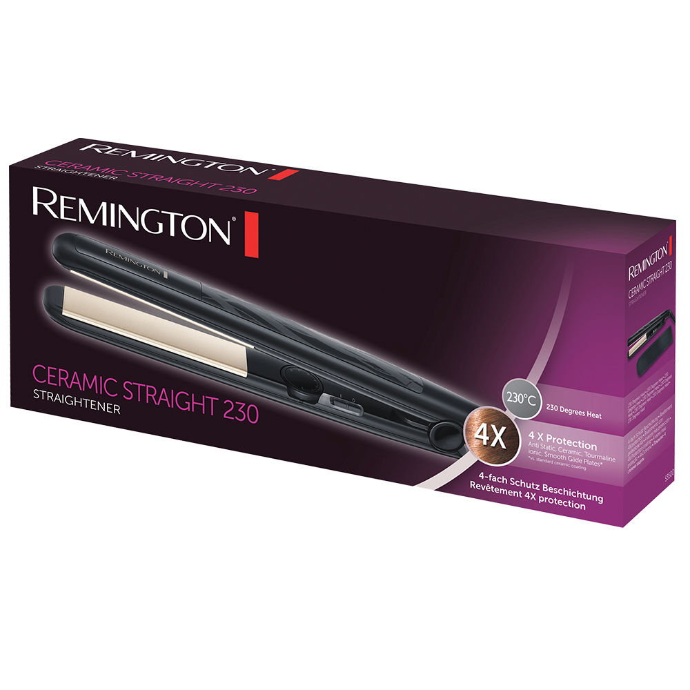 Remington Ceramic Slim 230 Hair Straightener - Black