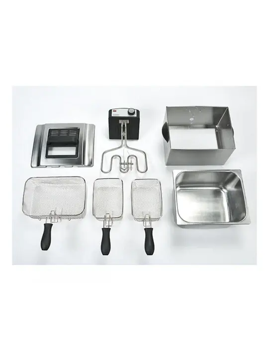 Thumbnail: Bourgini Classic Triple Deep Fryer