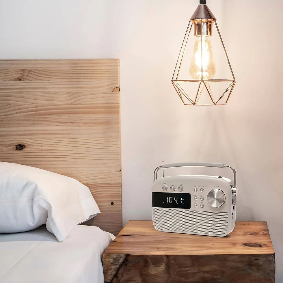 Thumbnail: Lloytron 2 Band 'Encore' Large Rechargeable Portable Radio + MusicStream