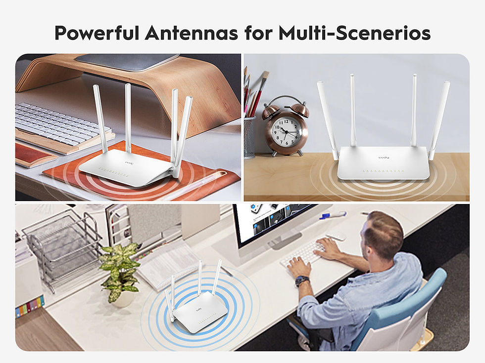 Thumbnail: Cudy 1200mbps Gigabit WiFi Mesh Router WR1300