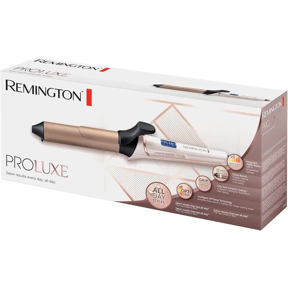 Remington Proluxe Large Barrel Curling Hair Tong