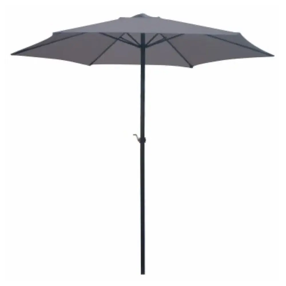Redwood Leisure 2.7 Metre Wind Up Parasol With Steel Shaft