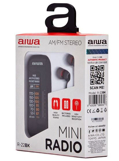 Aiwa AM/FM Stereo Mini Radio