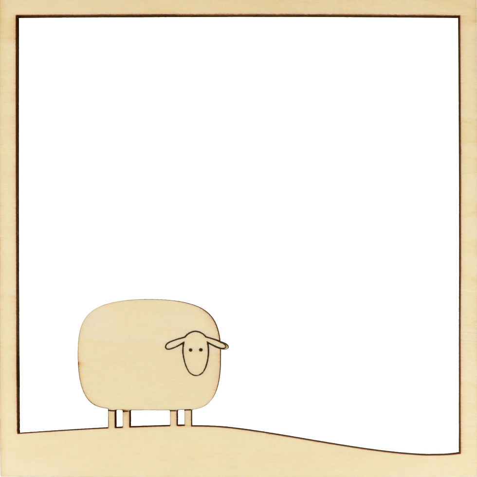 Miniature : Cadre 3D Moutons / Sheep 3D frame, ORB