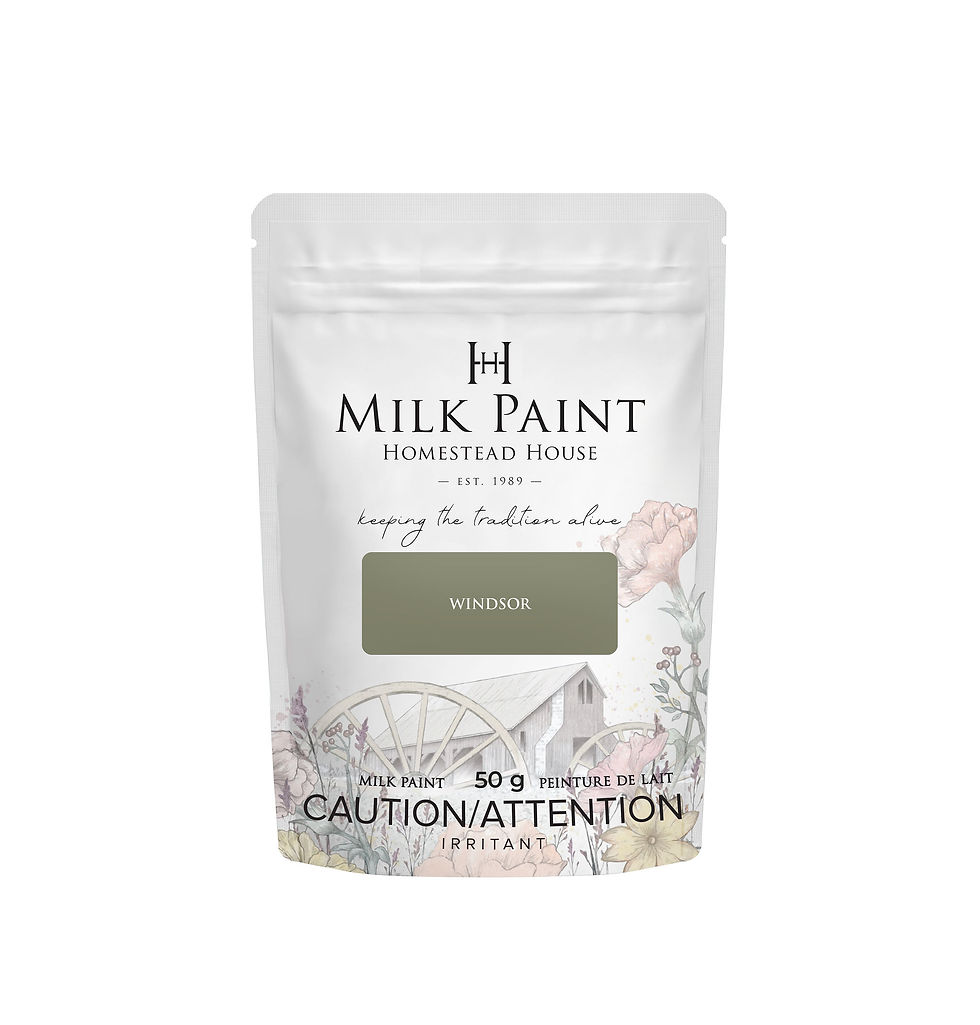 Miniature : Windsor Green, Homestead House Milkpaint