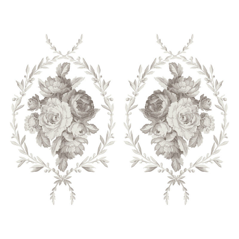 Miniature : Motifs peints 'Trompe l'oeil Laurel', paint inlay IOD