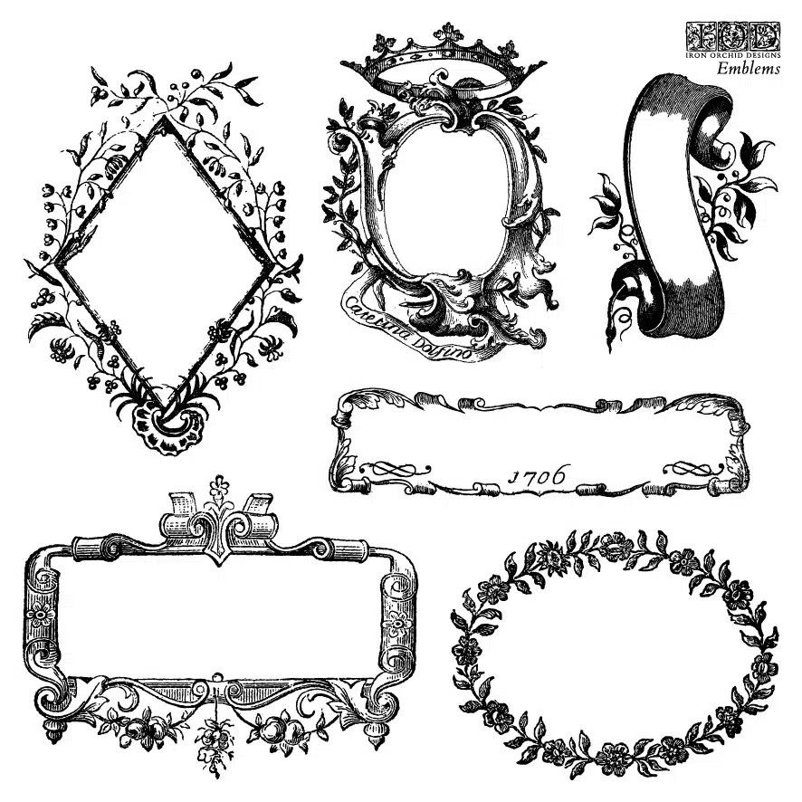 Miniature : Tampon 'Emblems', IOD stamp