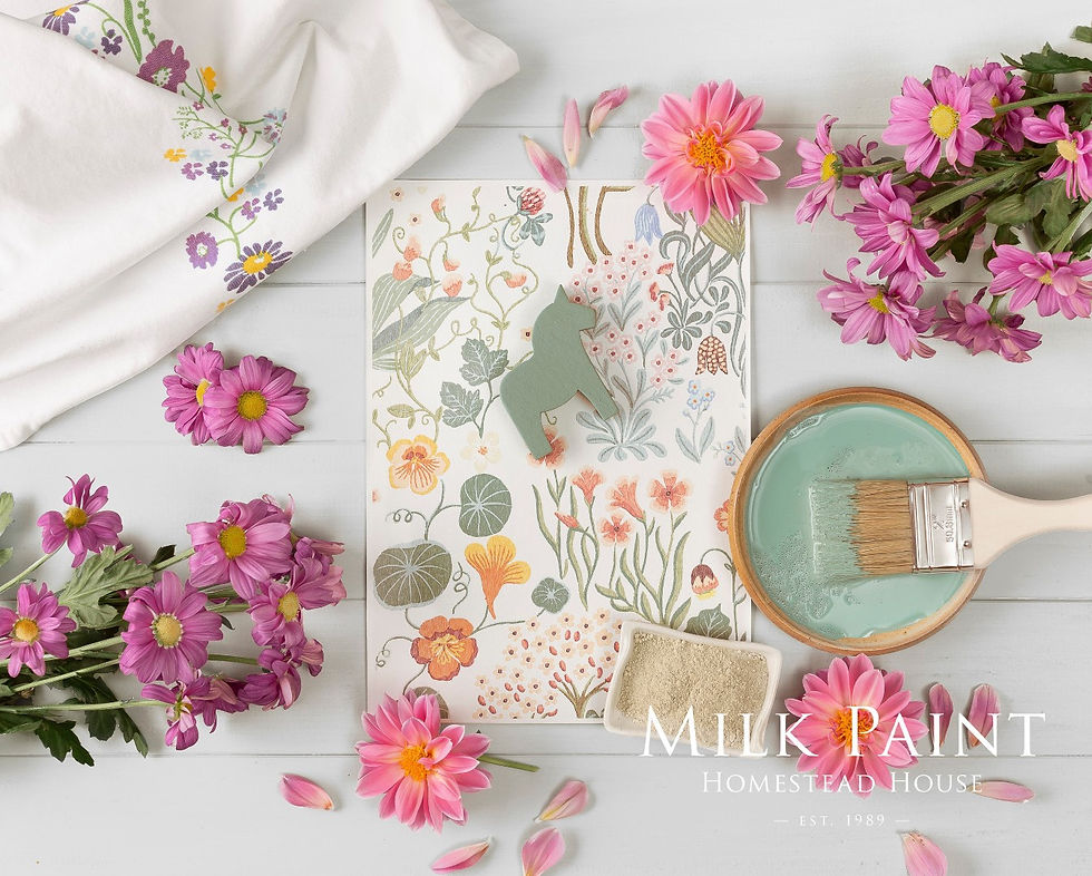Miniature : Stockholm Green, Homestead House Milkpaint