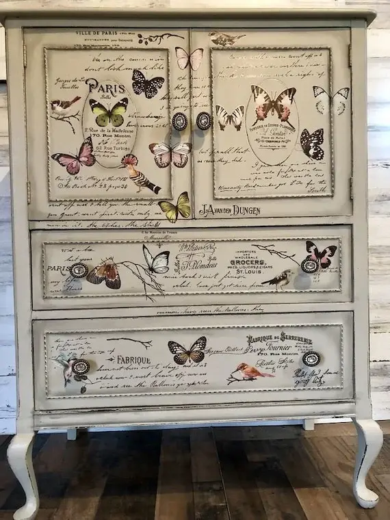 Miniature : Parisian Butterflies, XL transfert redesign