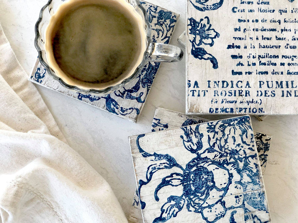 Miniature : 'Rose Toile', IOD stamp