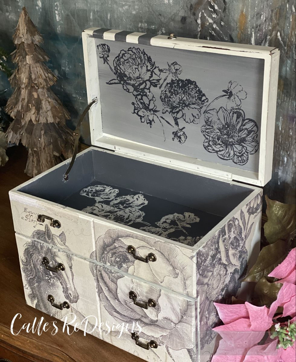 Miniature : Tampon 'Linear Floral', Redesign by Prima