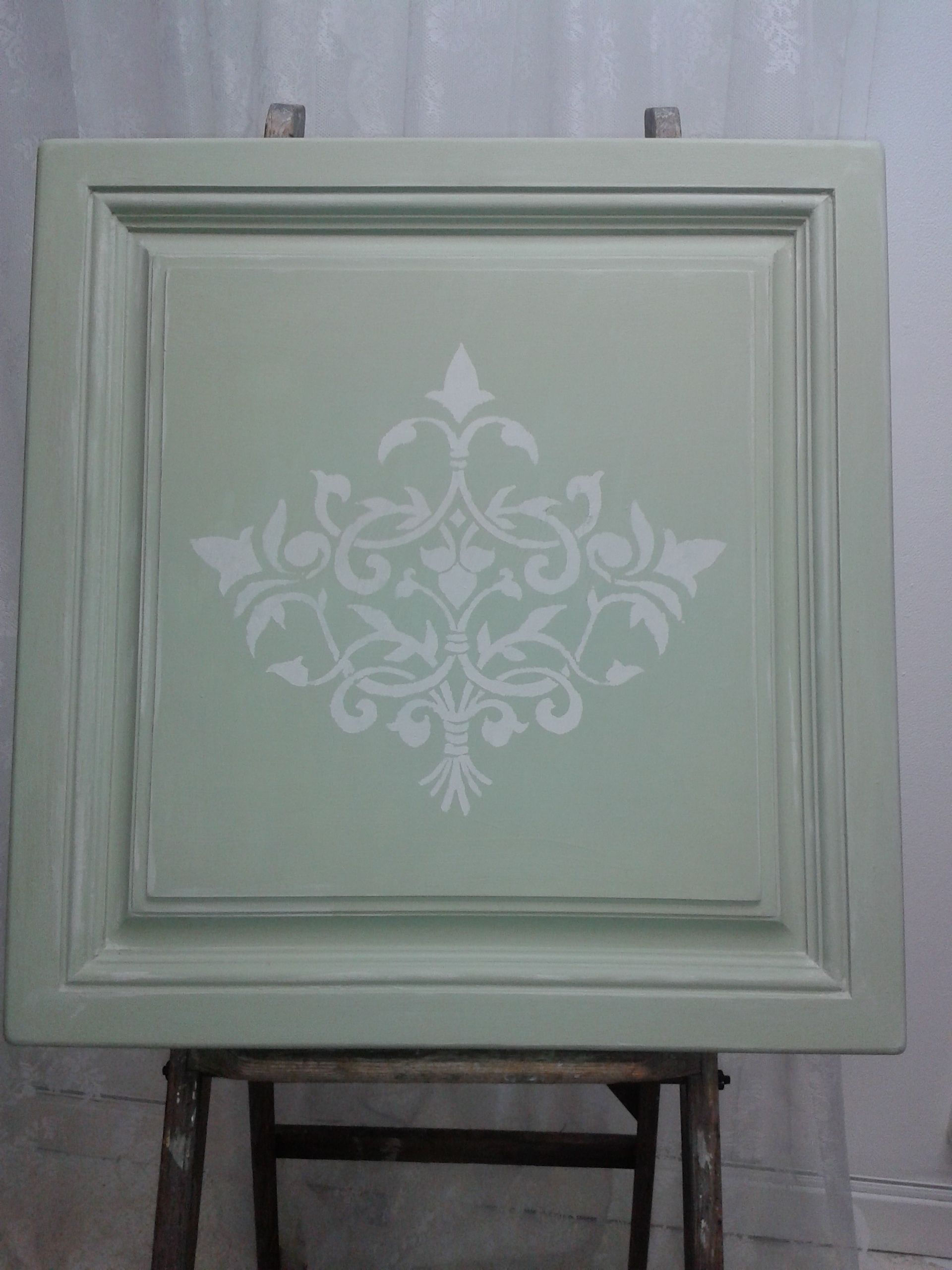 Fleur, pochoir Autentico