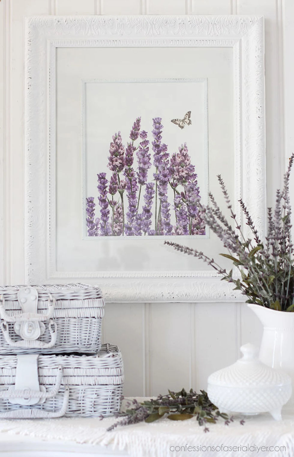 Miniature : Champs de lavande, transfert redesign